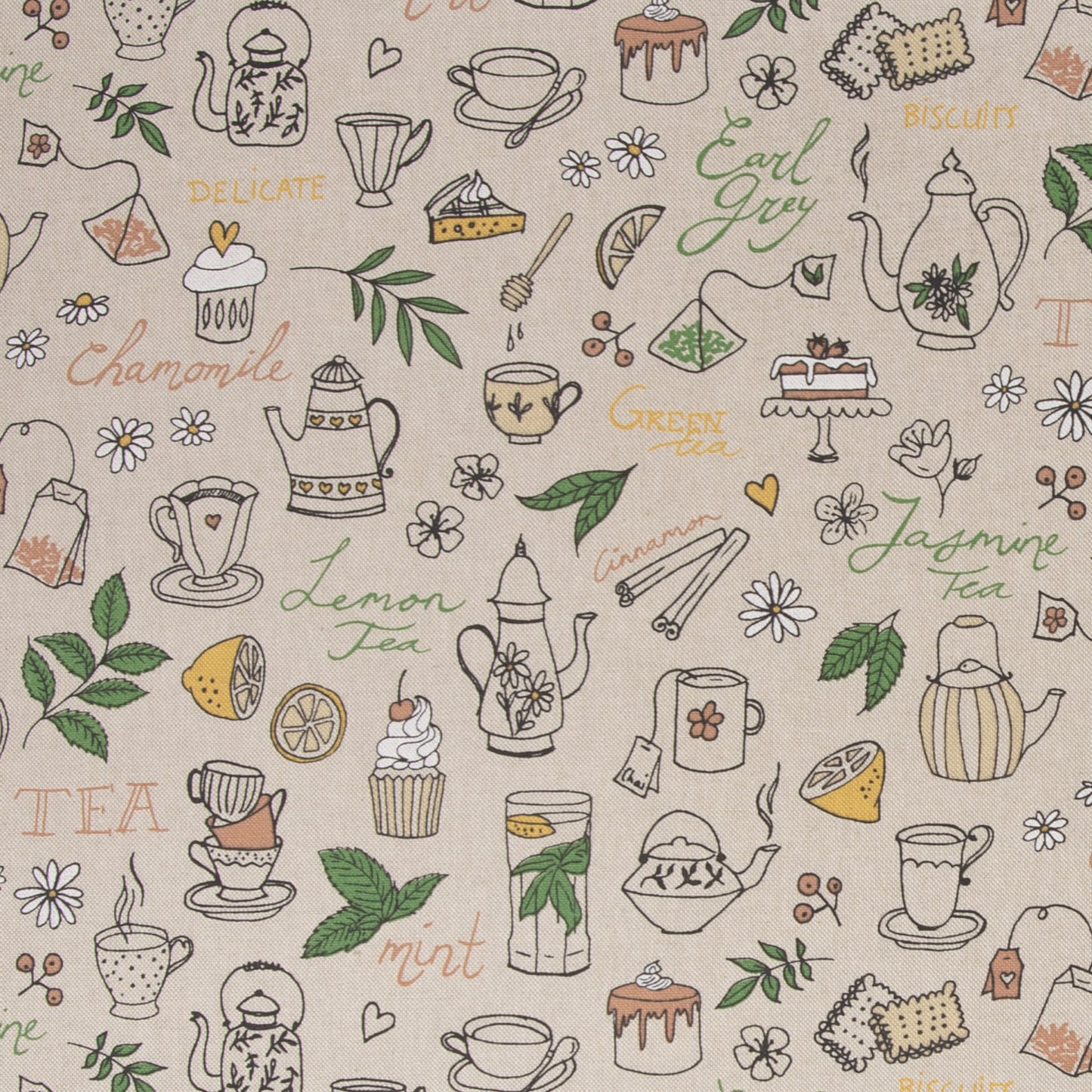 canvas tea time