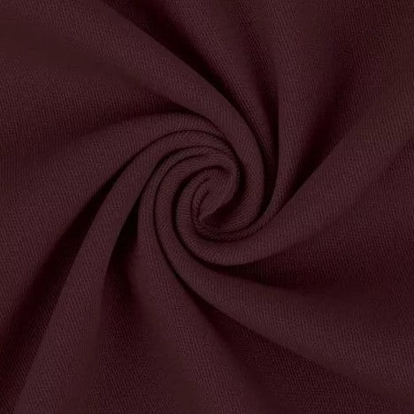 stretch katoen bordeaux