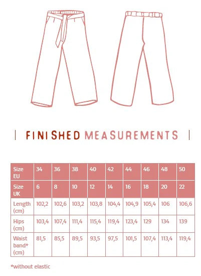 Emily bandplooibroek atelier jupe