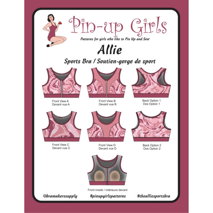 pin-up girls alie sport bra