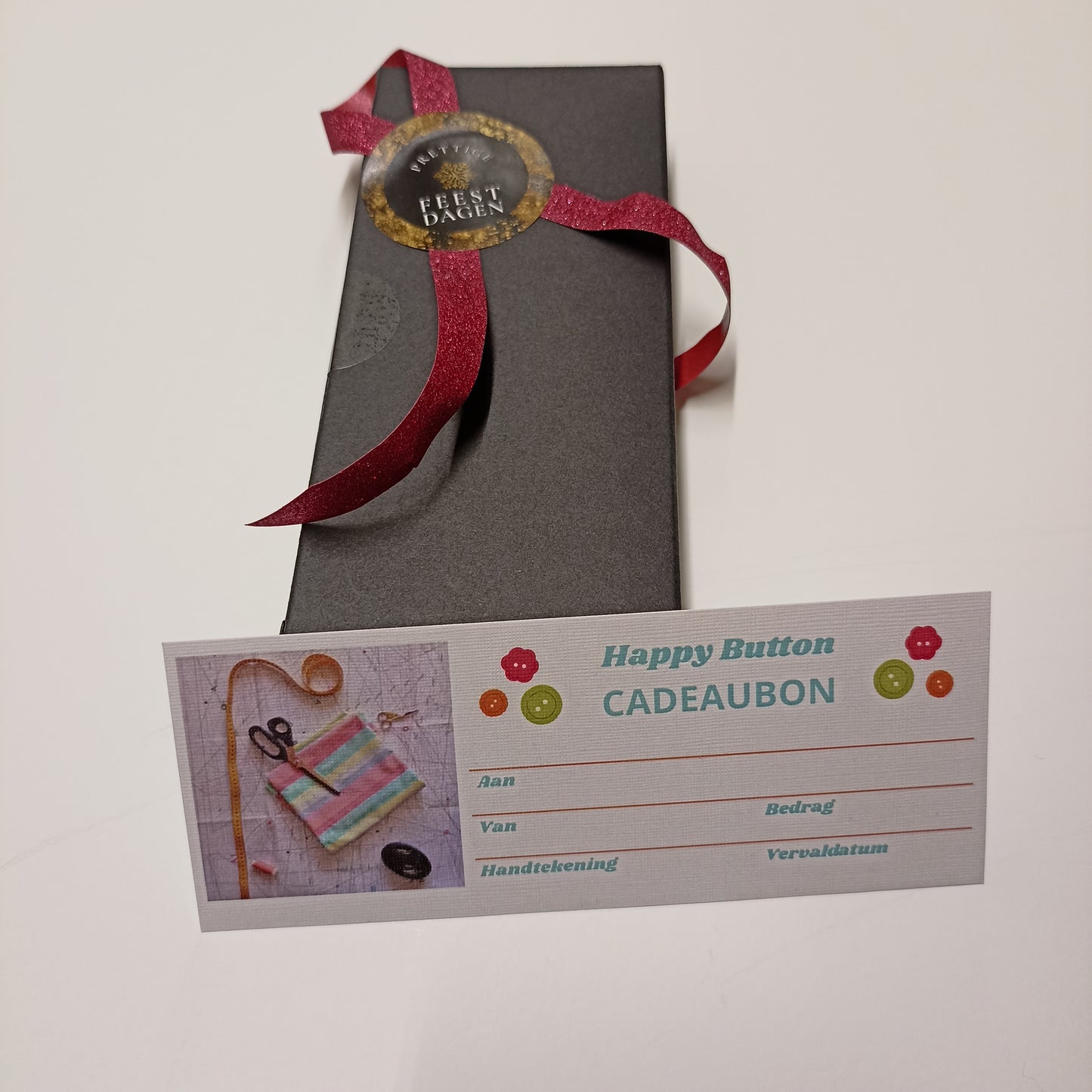 Fysieke cadeaubon met leuke attentie vanaf €25