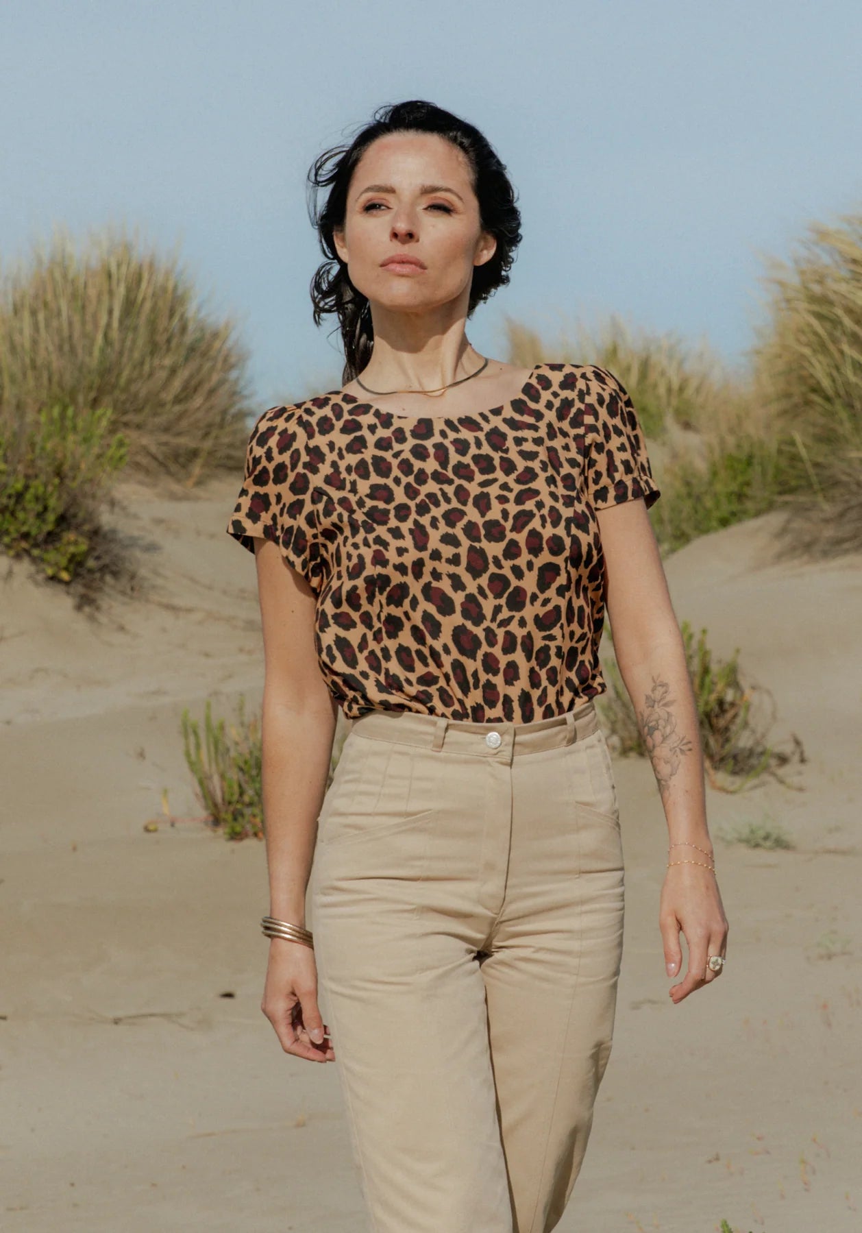 Cicadella blouse maison fauve