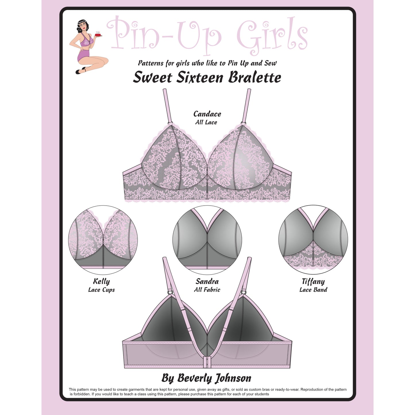 pin-up girls sweet sixteen bralettes