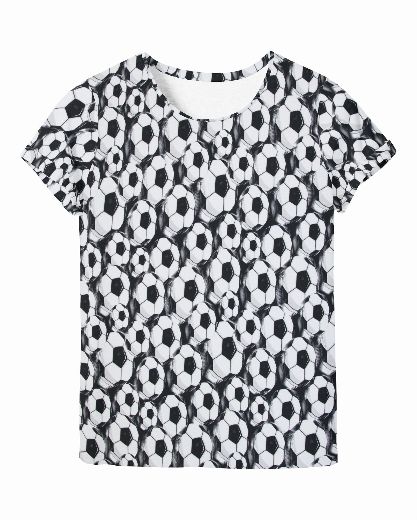 tricot voetbal zwart/wit