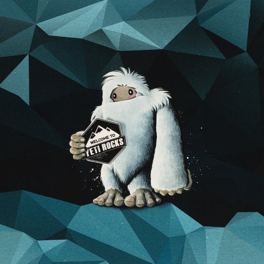french terry yeti rocks