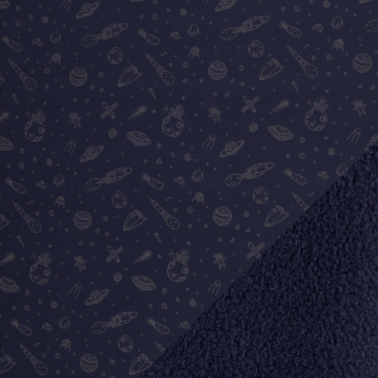 Softshell ruimte reflecterend  blauw