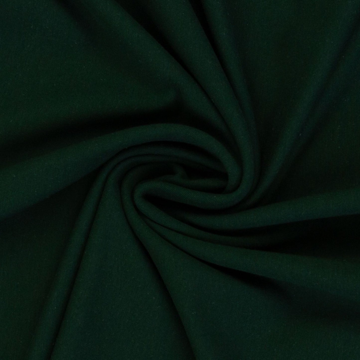 French terry/ boordstof donker groen