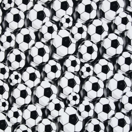 tricot voetbal zwart/wit