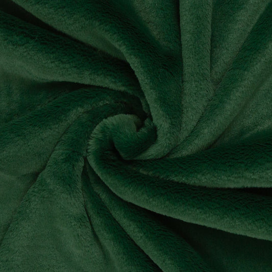 Faux fur donker groen helena