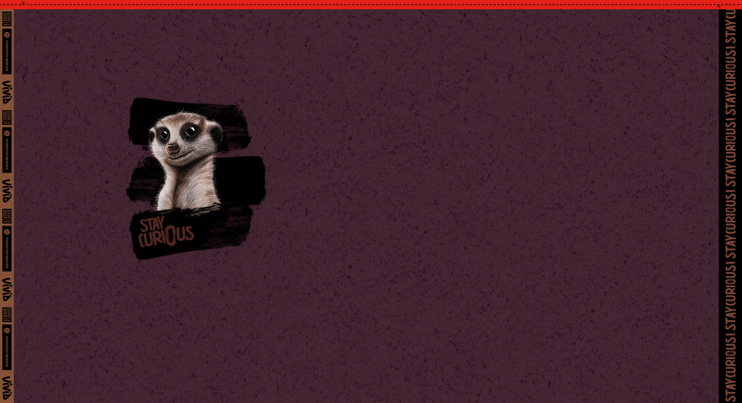 french terry paneel stay curious by Thorsten Berger