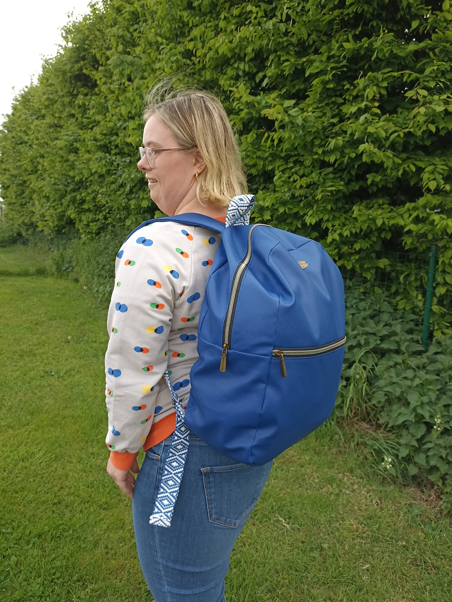 Patroon: Happy rugzak (papier)