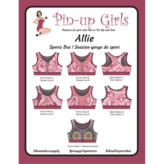 pin-up girls alie sport bra