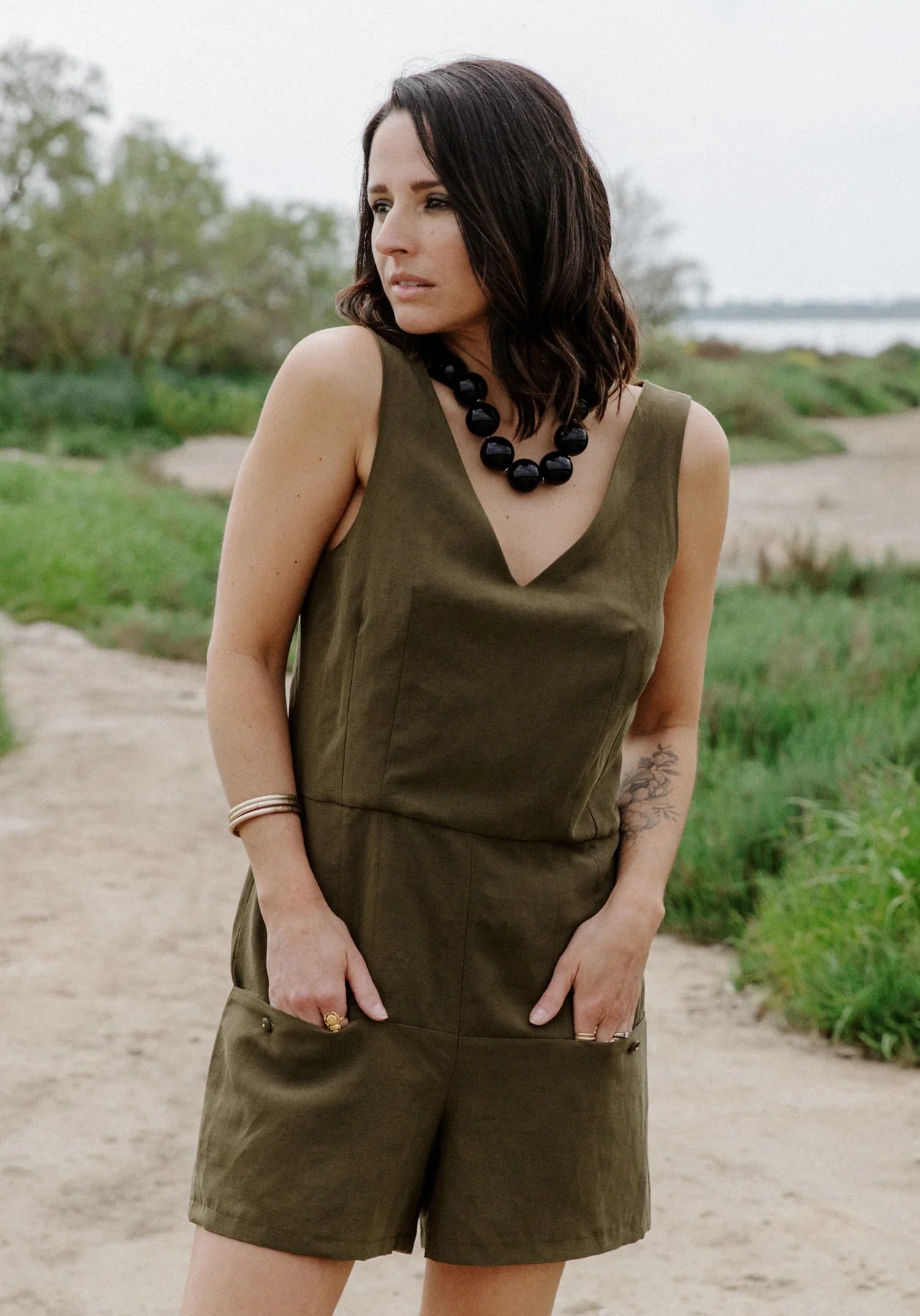 Cosmopolitan combishort maison fauve