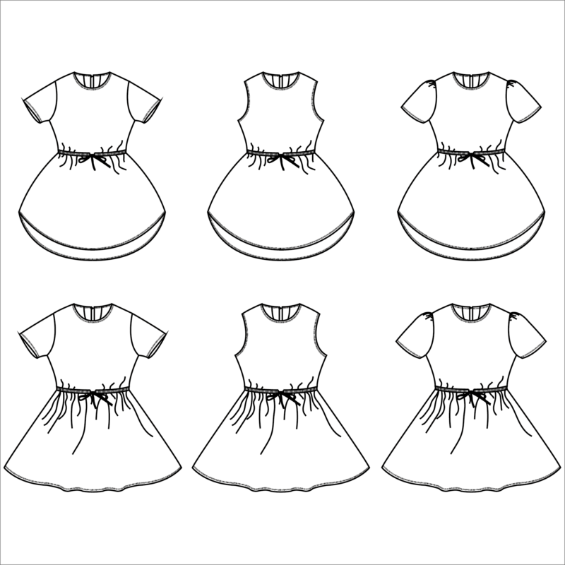 Lotus jurk Bel'etoile