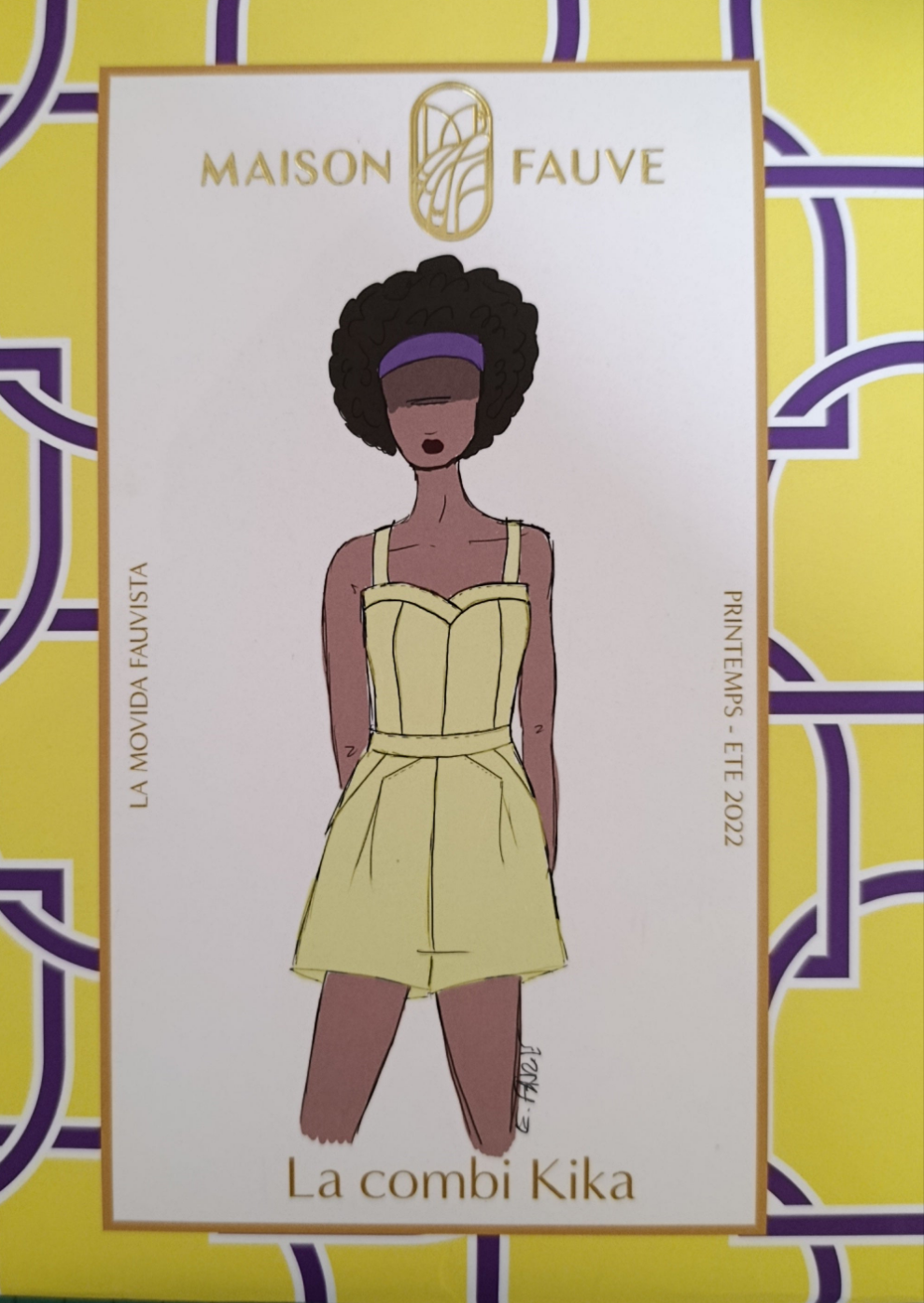 Kika jumpsuit maison fauve