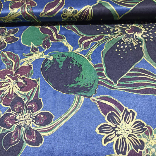 satijn Marilene Madou blauw