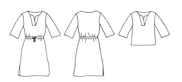 Lynn kaftan Bel'etoile en Atelier Jupe