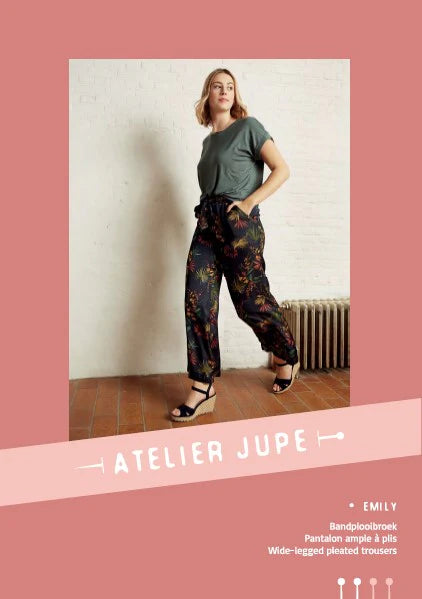 Emily bandplooibroek atelier jupe