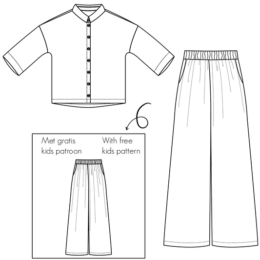 Kiki blouse en broek Bel'etoile