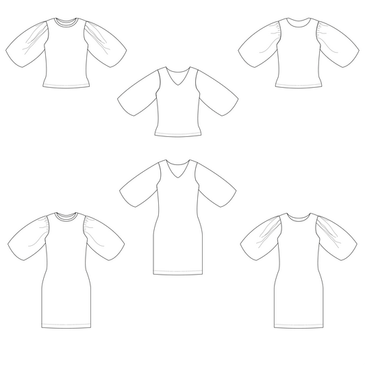 Gaëlle top en jurk dames en tieners