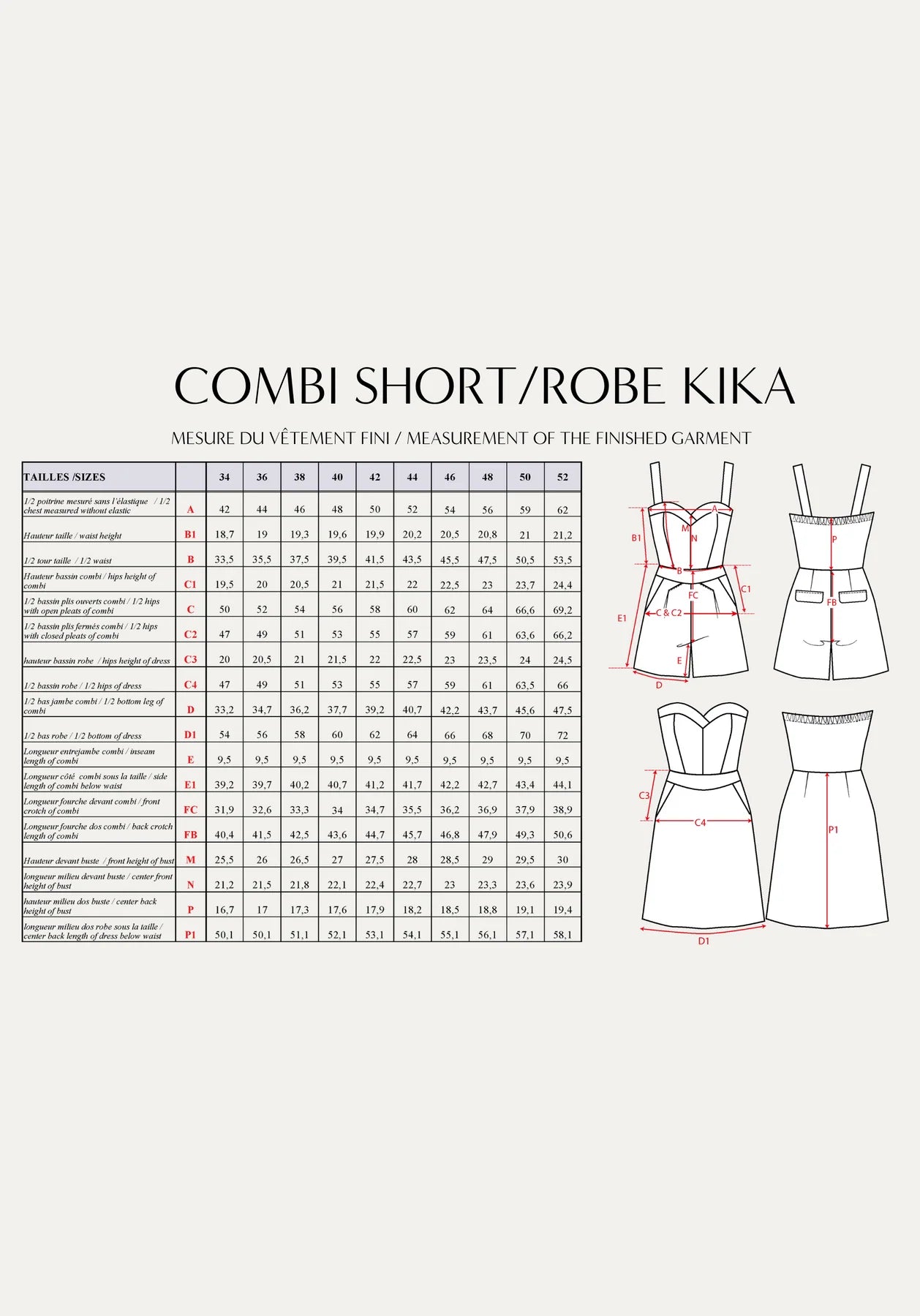 Kika jumpsuit maison fauve