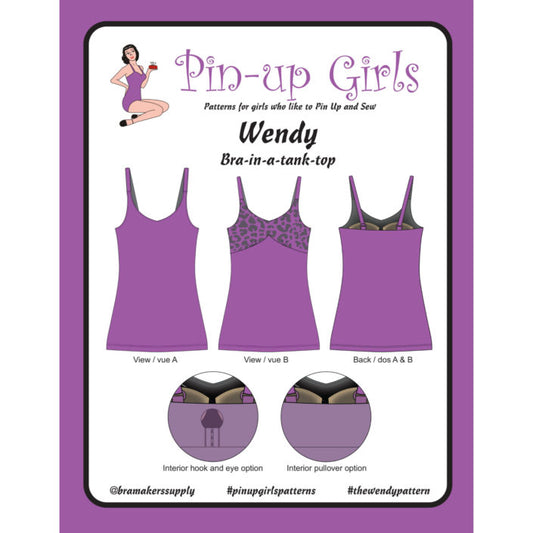 pin-up girls Wendy Bra in a tank toop