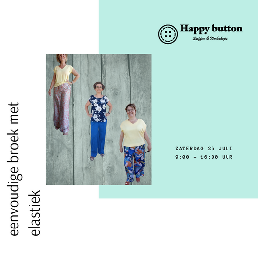 Eenvoudige broek met elastiek