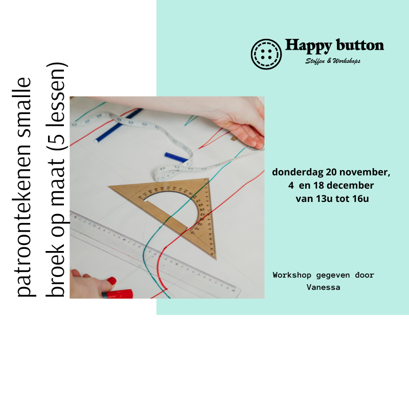 patroontekenen de smalle broek