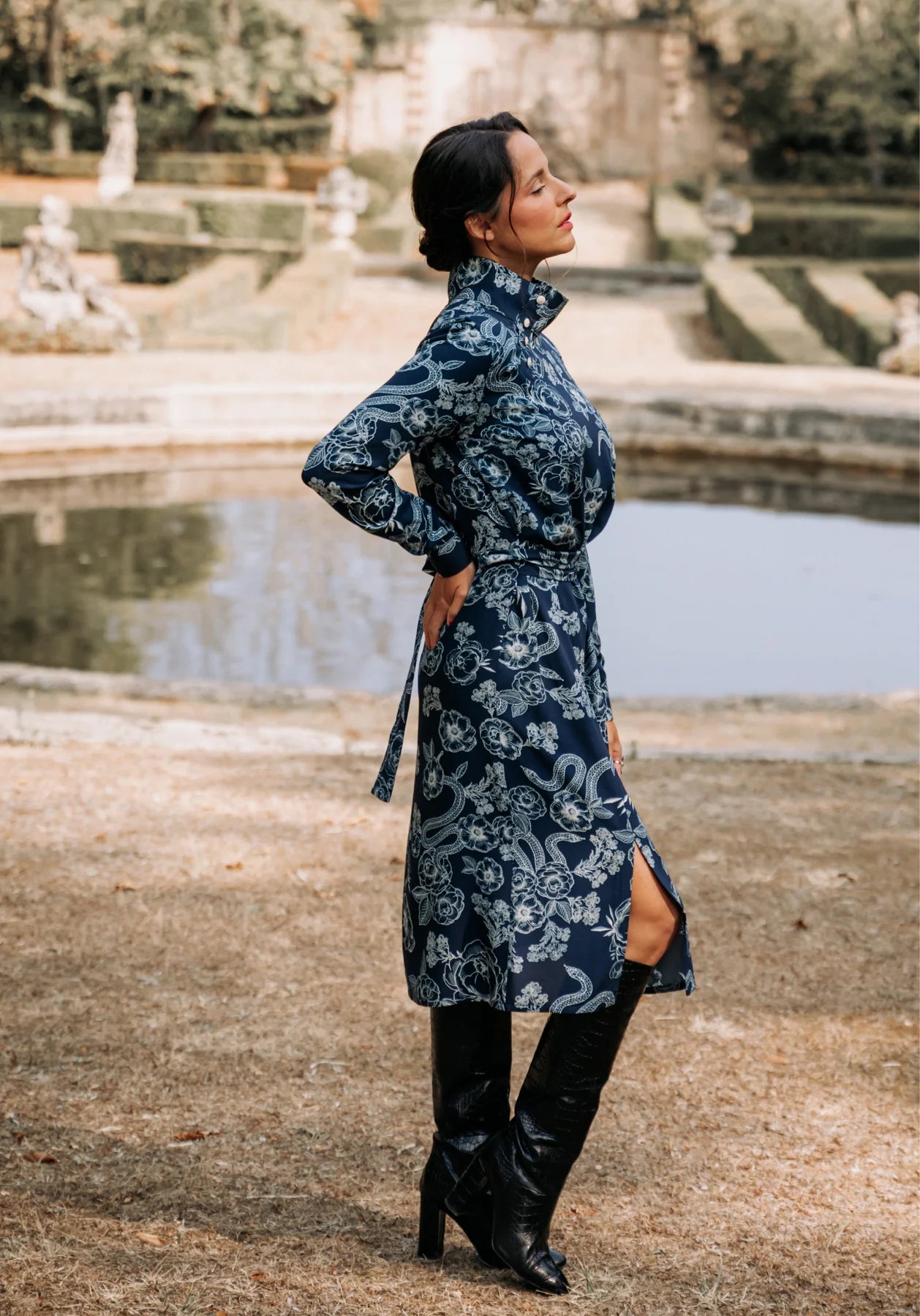 Soliflore rok/blouse maison fauve